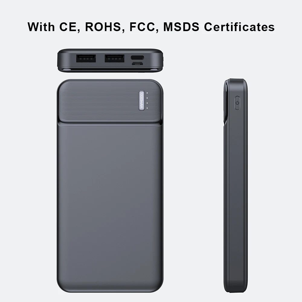 Free Sample Power Bank 10000mah High Capacity Fast Charging