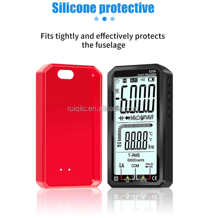 620A Digital Smart Multimeter - Transistor Testers 6000 Counts