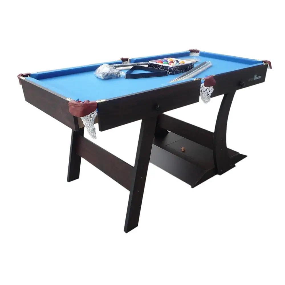 经典5 英尺或 6 英尺折叠台球桌与所有配件