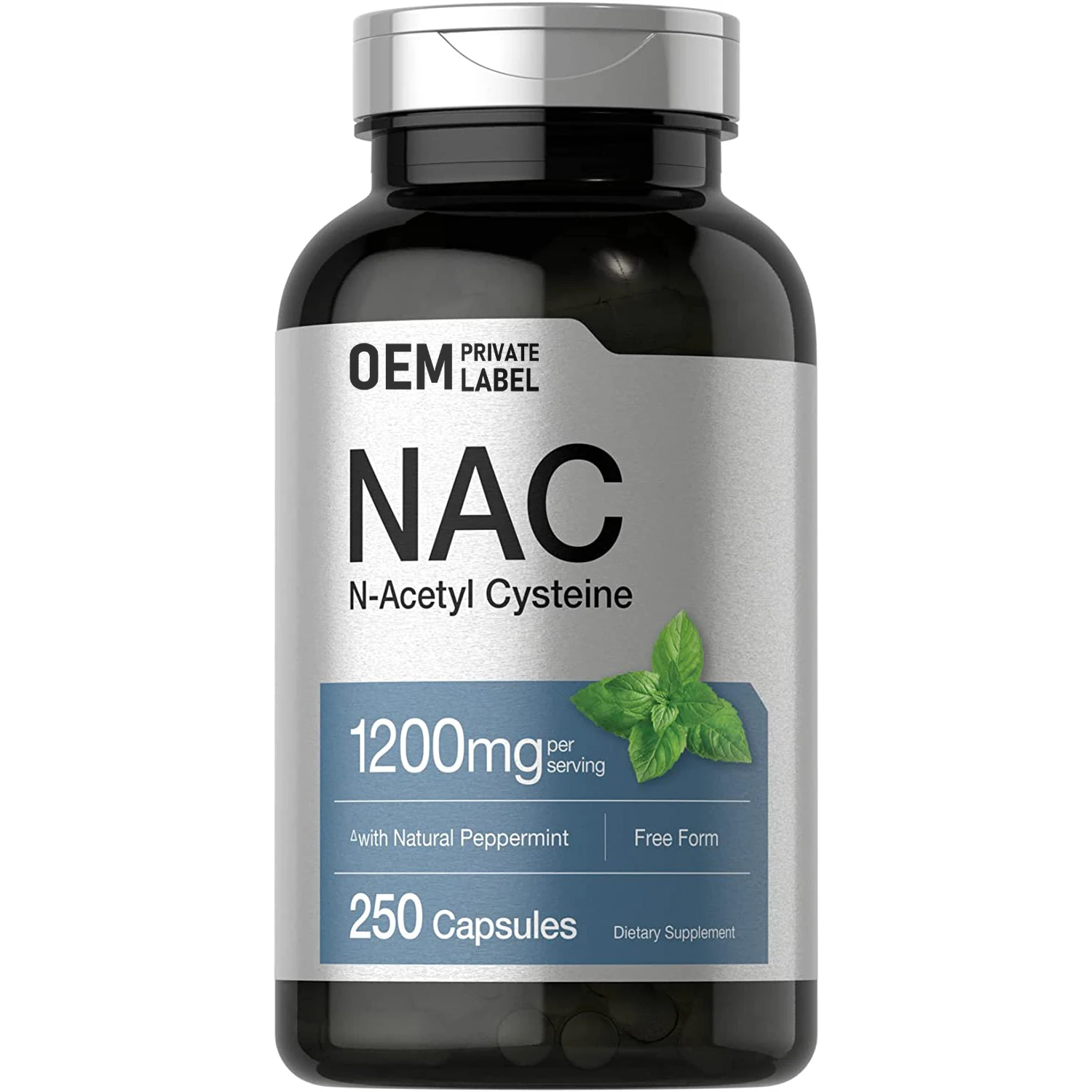 Nac Capsules Nacetyl Cysteine Supplement 1200mg Antiaging Antioxidant