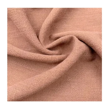 Hot product 35% Linen 65% Rayon Fabric for Clothing and Dress Garment linen rayon fabric