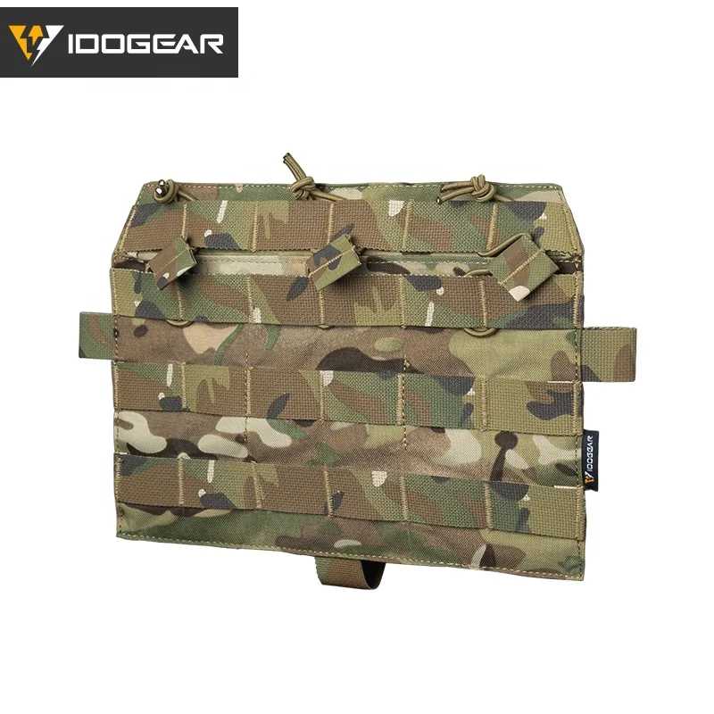 Placard IDOGEAR Triple Chargeur élastique 556/762 – Panneau Frontal Hook – Camo Army