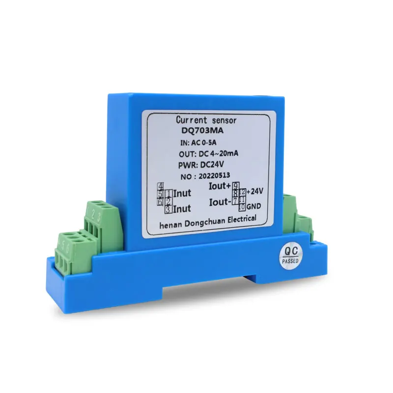 Hall Effect Current Sensor - 0-5A to 20A with Modbus RS485