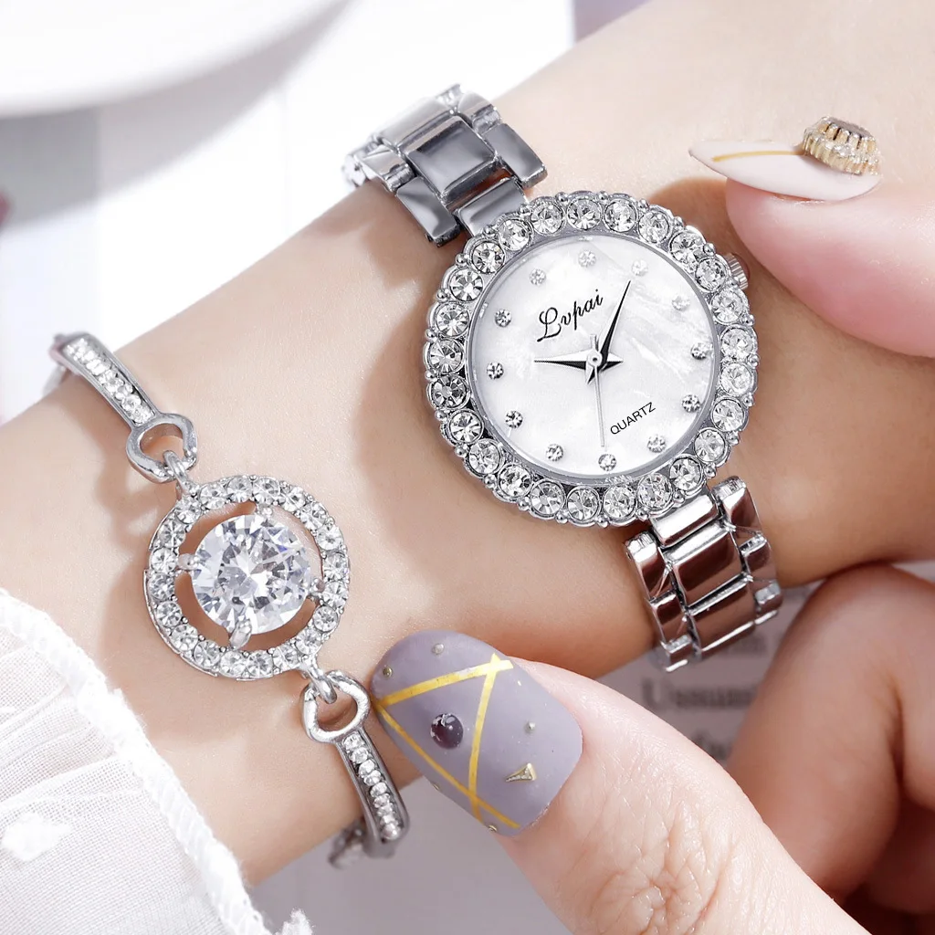 Female Silver Analog Leather Watch TW037HL14 – Just In Time