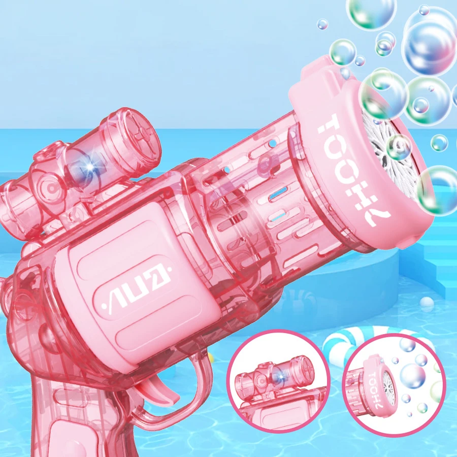 Bubble Toy Gun Pistol Bubbles Revolver Kids Bubble Machine Toy Pistol Gun for Kids