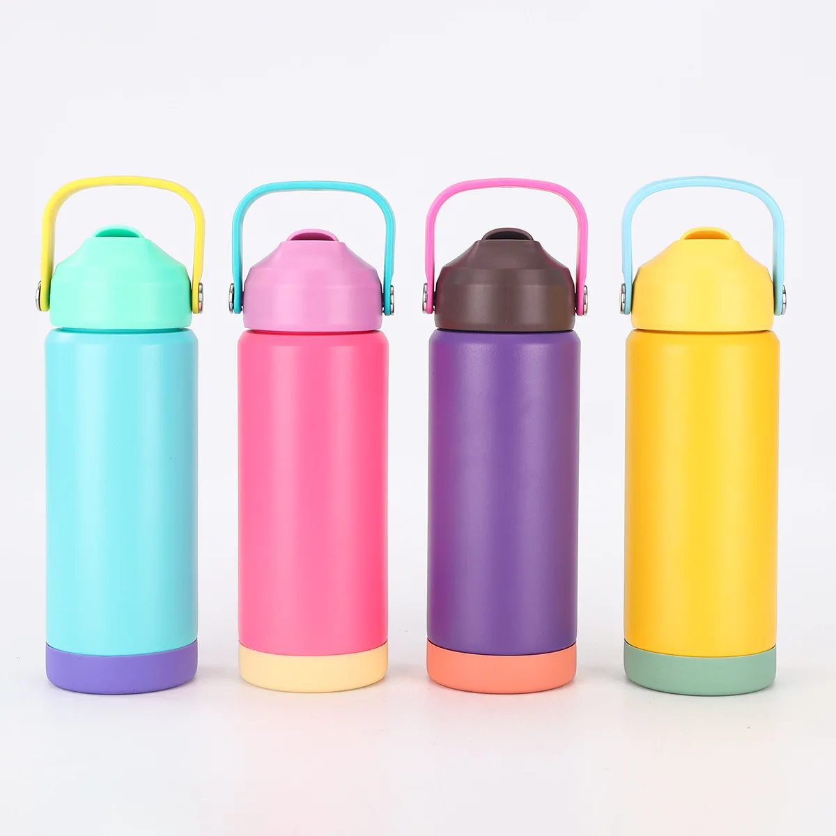 School Water Bottle 500ml Vacuum Flask Big Mouth for Double-wall 304 Stainless Steel Durable Leakproof BPA Free 12-24hr