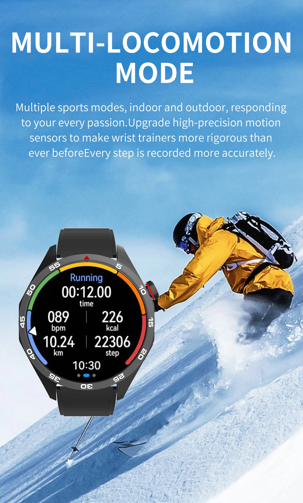 Jam tangan pintar M19 pria, arloji cerdas layar bulat HD 2025 inci,  panggilan BT latensi sangat rendah olahraga luar ruangan kebugaran