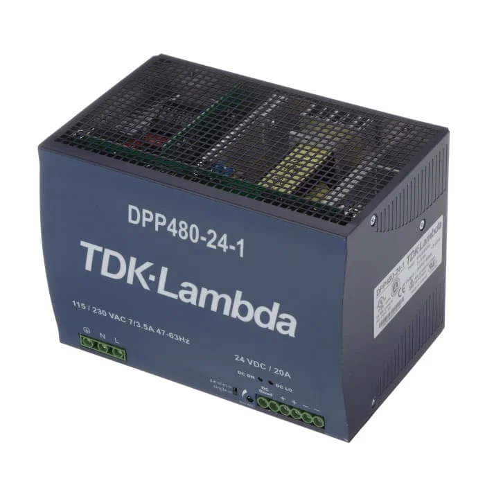 New and Original TDK-Lambda DPP480-24-1 Power Supply AC-DC 24V 20A 90-264V In Enclosed DIN Rail PFC Good Price