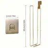Gold long tissue holder