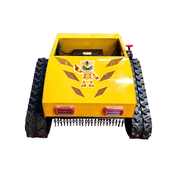 Industrial Grade Remote Control Robot Lawn Mower Self-Propelled 4-Stroke Engine 196cc Displacement for Agriculture