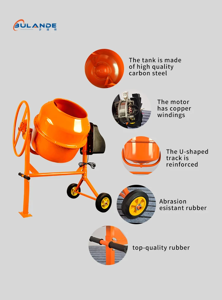 Professional Production Concrete Mixer Machines Cement Used Concrete