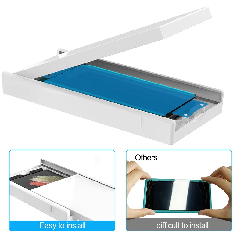 Easy to Install 3D Curved Clear Tempered Glass Screen Protector With Installation Kit Install Tool for Samsung Galaxy S22 Ultra
