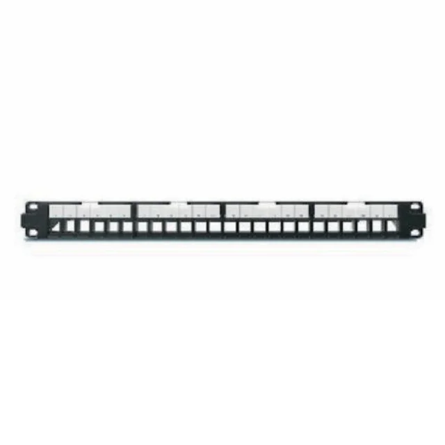 Data Center Structured Cabling UTP 1U Rack Mount Cable Management T568A/B Wiring 24 Port Cat5e Cat6 Unshielded Patch Panel