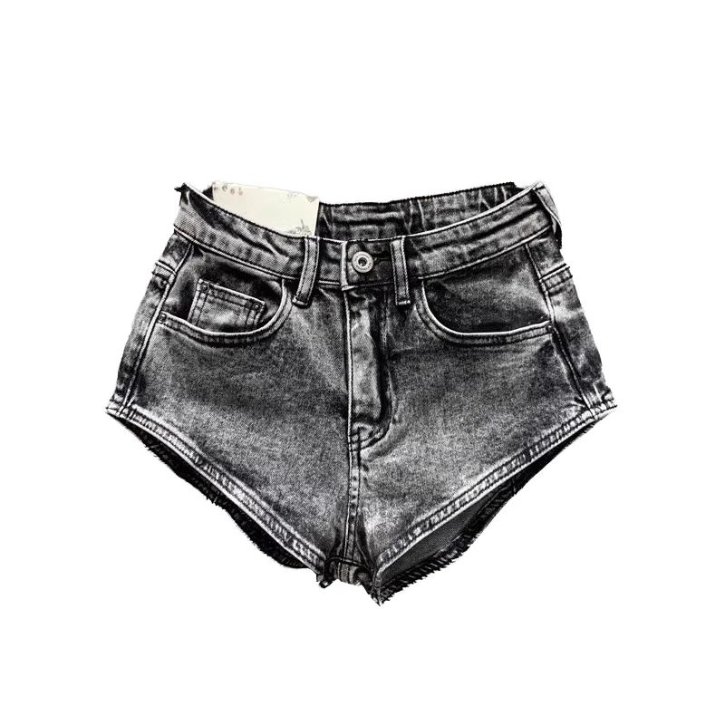 Peeqi 936 Spring 2025 New High Waist Y2K Breathable Denim Shorts Women's Streetwear Casual Sexy Eco-Friendly Plus Size
