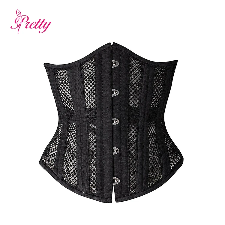 Breathable Underbust Women Fashion Mesh Corsets With Steel Bones Buy Corset Women Fashion Mesh Corset Corsets With Steel Bones Product On Alibaba Com