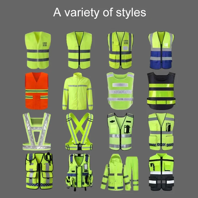 Недорогой велосипедный белый светоотражающий велосипедный жилет с логотипом для взрослых Jinhua Yiwu, светоотражающий полицейский защитный жилет для мужчин