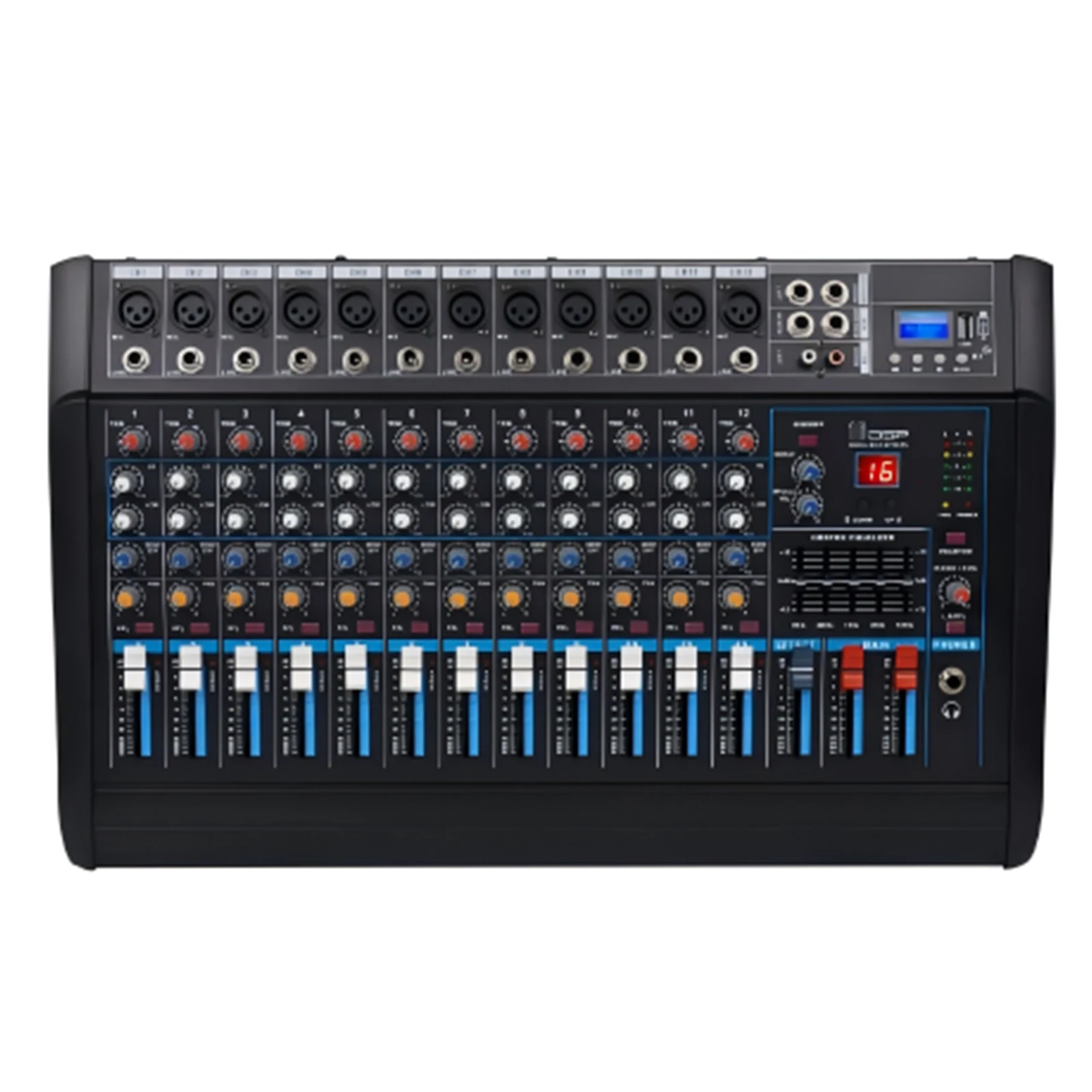 PMX802D Audio Professional Wireless Mixer - 8-Channel USB