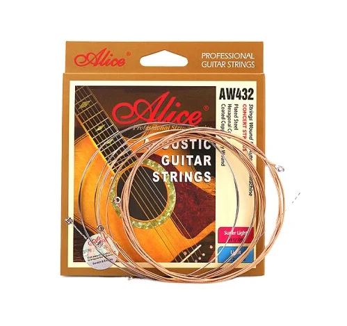 super light acoustic guitar strings