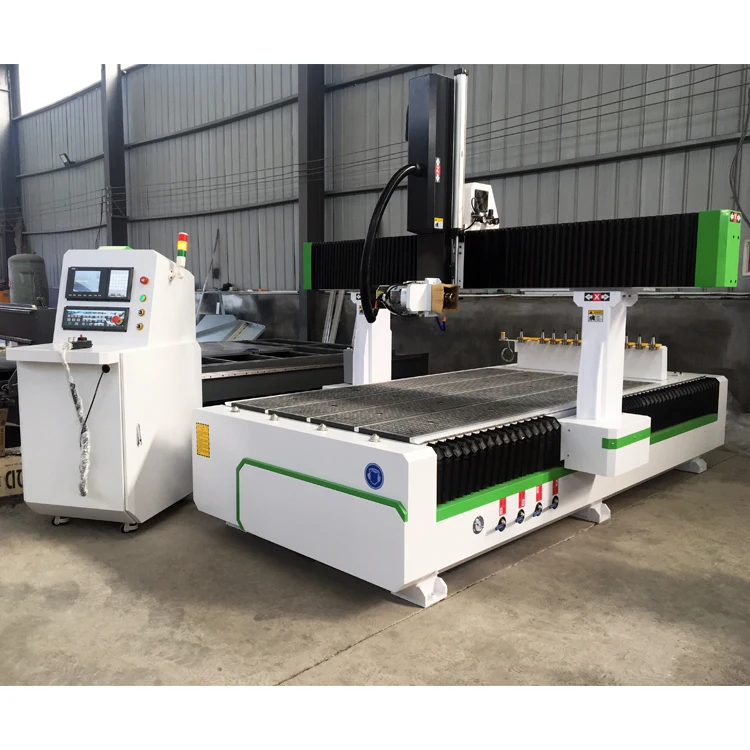 Tilting Head CNC Router Machine 4 Axis CNC Wood Carving Machine in Making Furnitures