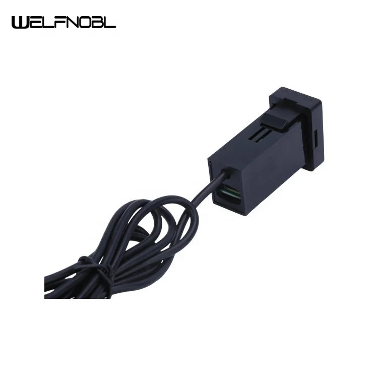 Автомобильный USB-разъем DC 12 В/24 В аудиовыход Hd мультимедийный выход зарядное устройство с несколькими USB-портами для маленького автомобиля