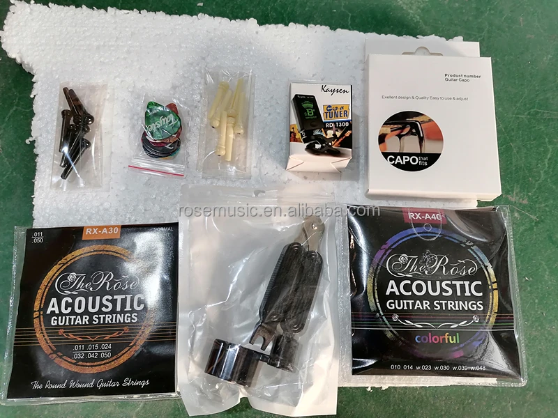 Guitar String Package Wholesale Guitar Bundle Accessories Kit Set : Acoustic Strings ,picks ...