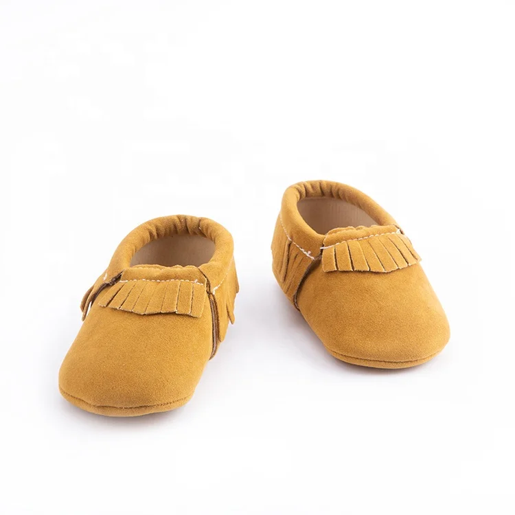 
Лидер продаж, в наличии, мягкая искусственная кожа, бахрома, замша, обувь для малышей, бахрома 