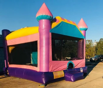 Portable Small Inflatable Moonwalk House Inflatable Bouncy Castle For Sale