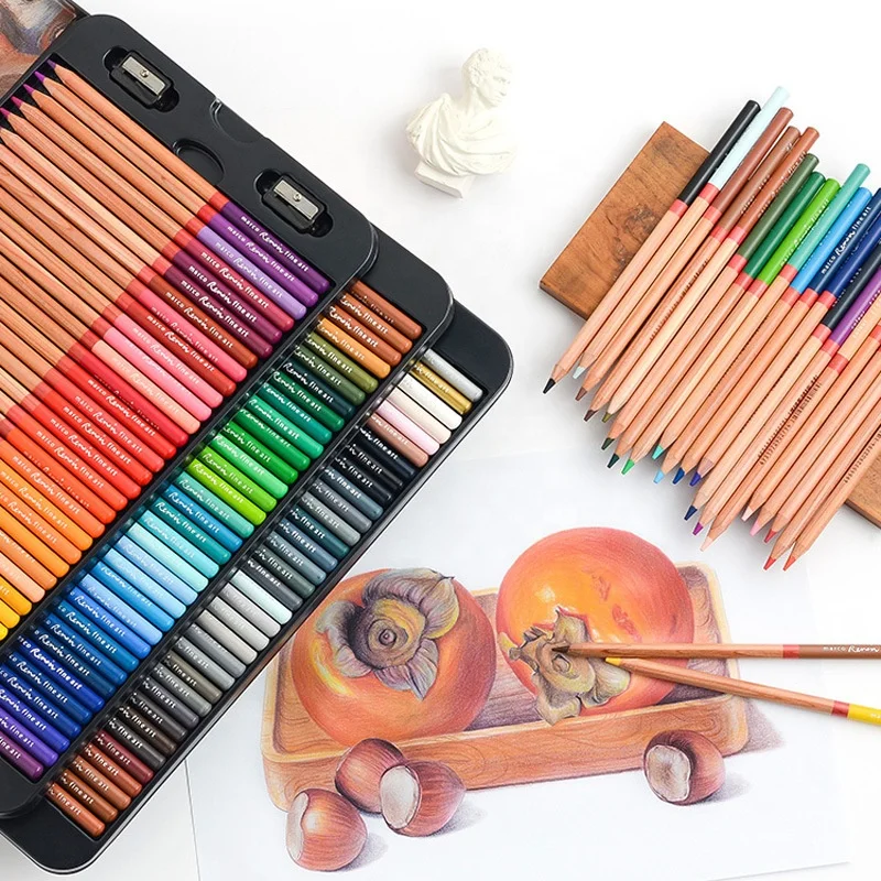 Ensemble de 120 crayons de couleur assortis Marco pour artistes_voghion.com