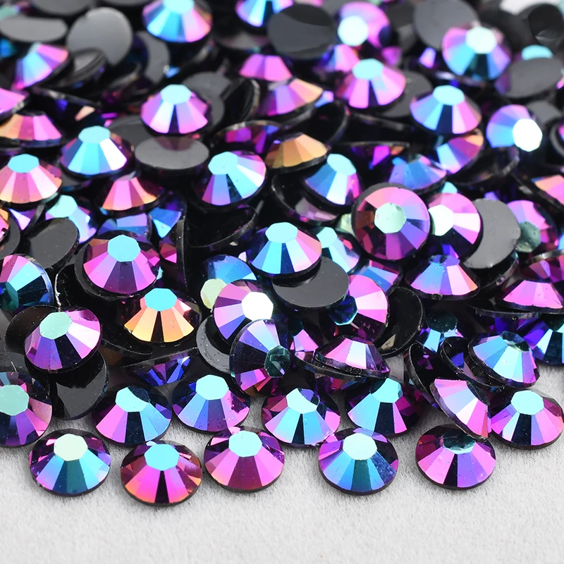 Resin Rhinestones Loose Gemstones For Crafts Iridescent Bling Non Hotfix  Crystal Ab Dark Gold Rose Stones For Decoration - AliExpress