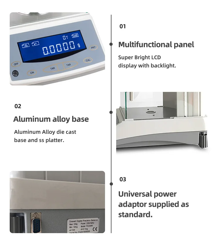 Drawell FA1004N Precision Laboratory Analytical Balance