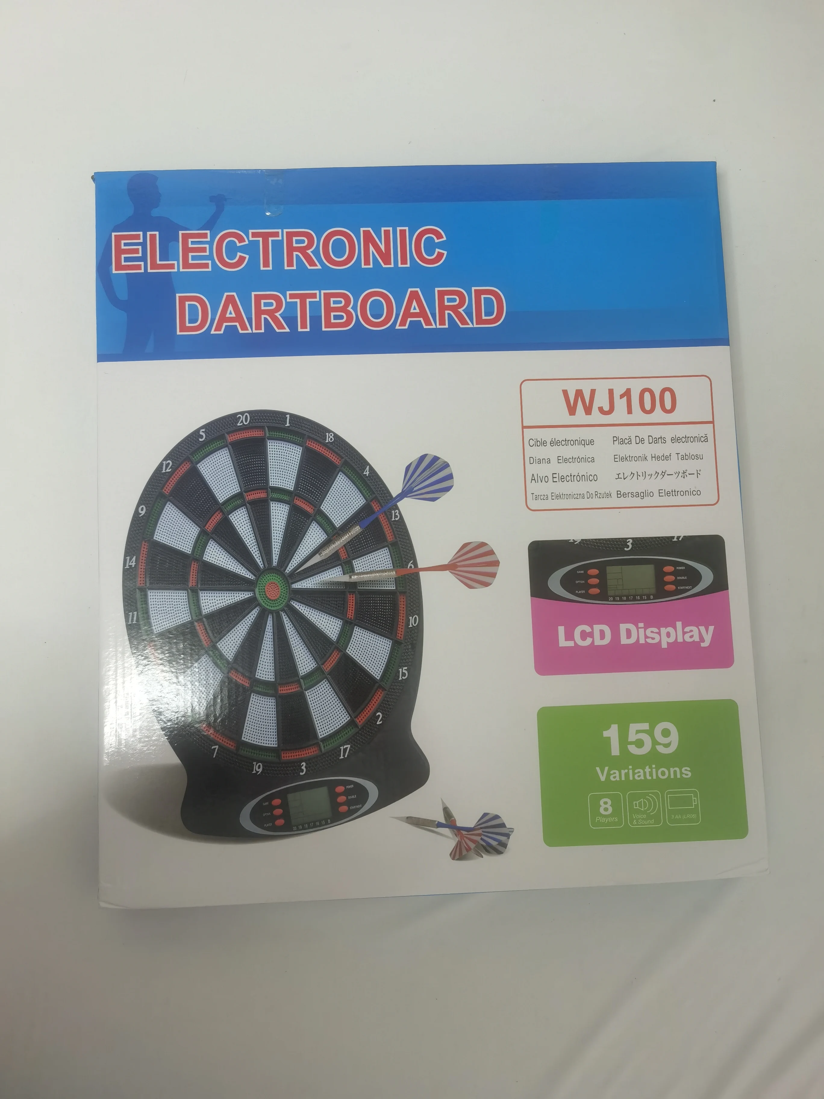 odm professional e electronic dartboard set with plastic material and 6 darts-14