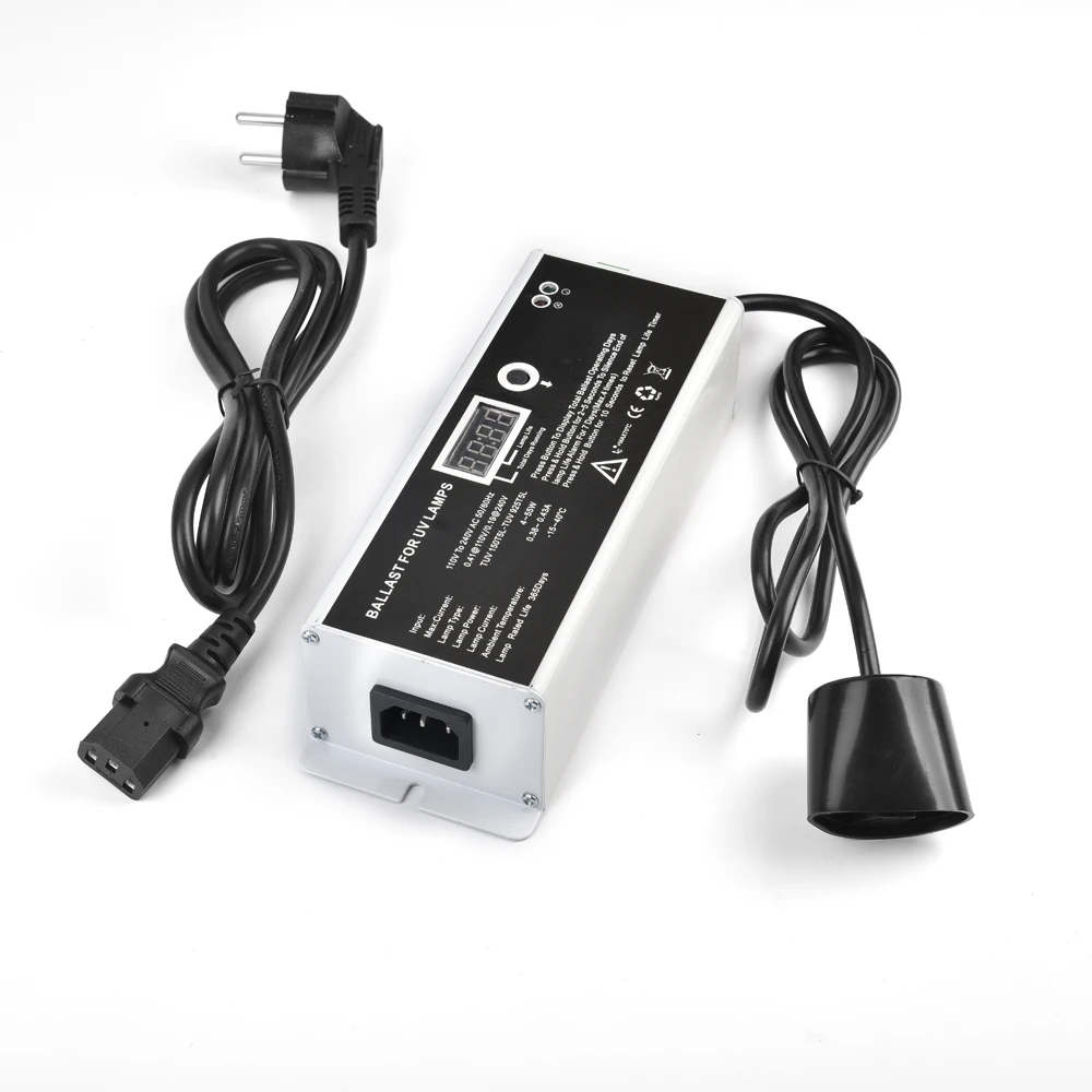 УФ-гермицидный балласт, УФ-лампа 4-55 Вт T5, УФ электронный балласт с таймером и дневным счетчиком