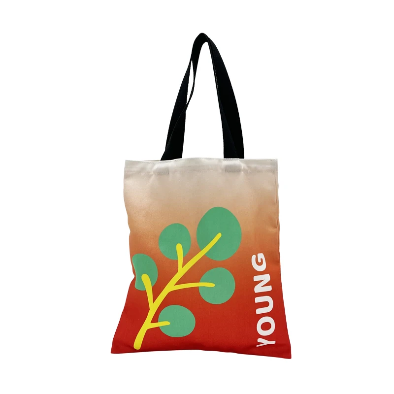 Tote Cotton  bag Custom Logo Printed Dust Proof Natural  White Cotton Canvas Custom Drawstring Tote Bag for Shopping manufacture