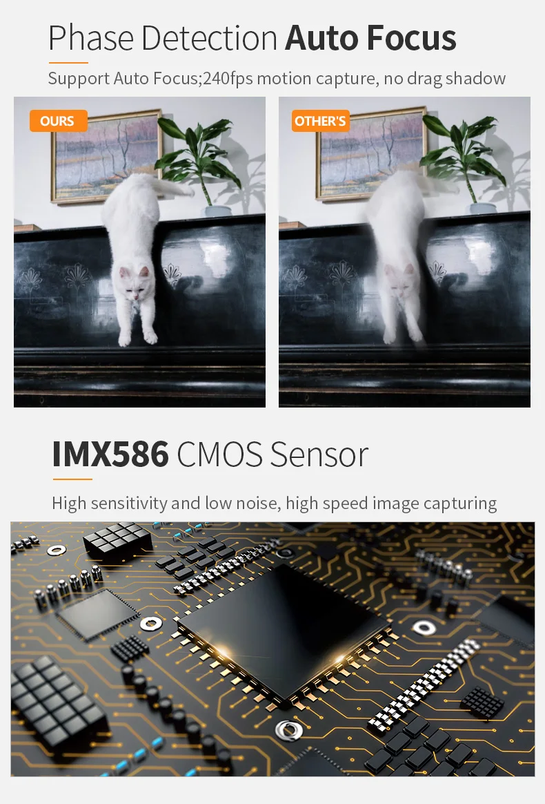 DGZX Ultra HD 48mp HDR Cmos Sensor IMX586 IMX585 High-speed 240fps 8K Cycling Helmet Sports Dv Mipi Camera Module插图4