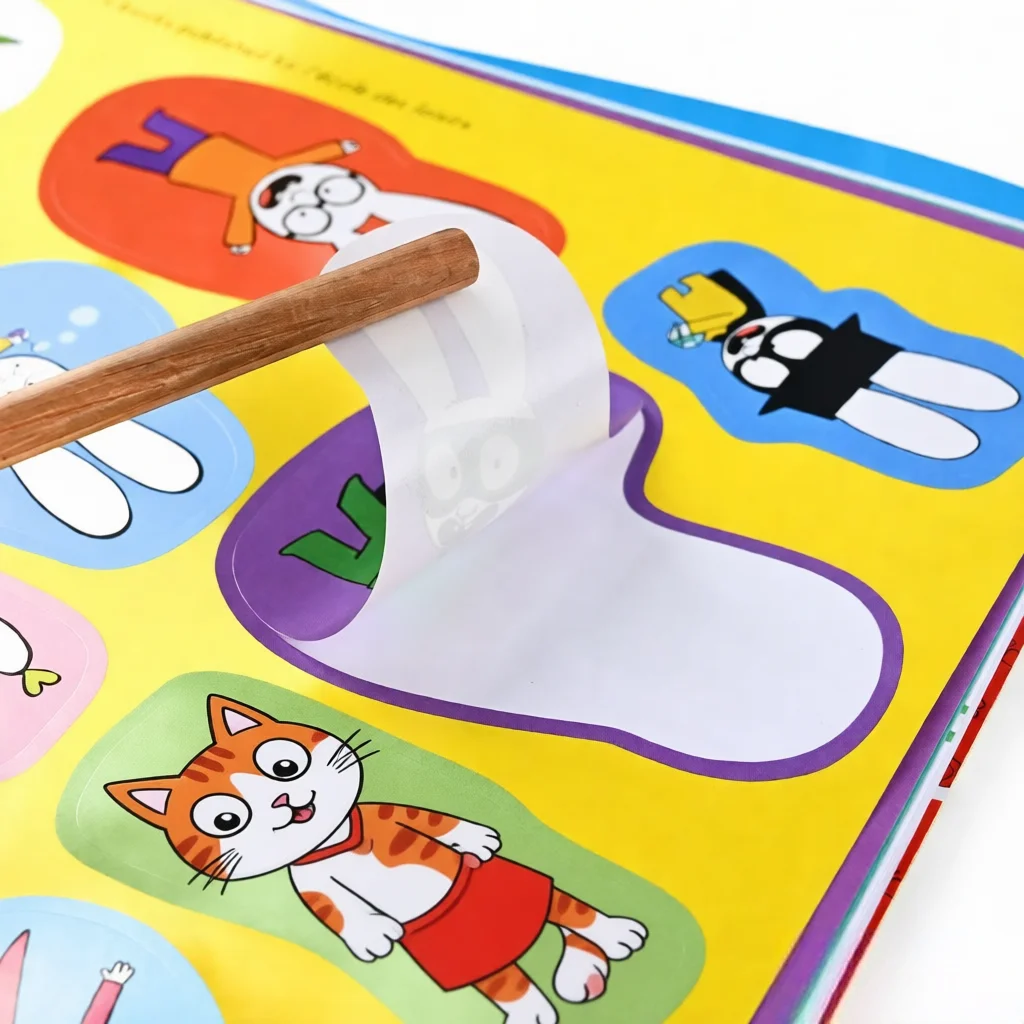 product portable handle sticker stencil activity book paper pp educational play set for kids early learning fine motor skill development-9