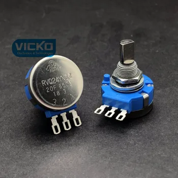 10 Pz RV24YN 20S 100-1M Ohm Potenziometro B502 Filettatura Singolo Giro - Foto 6