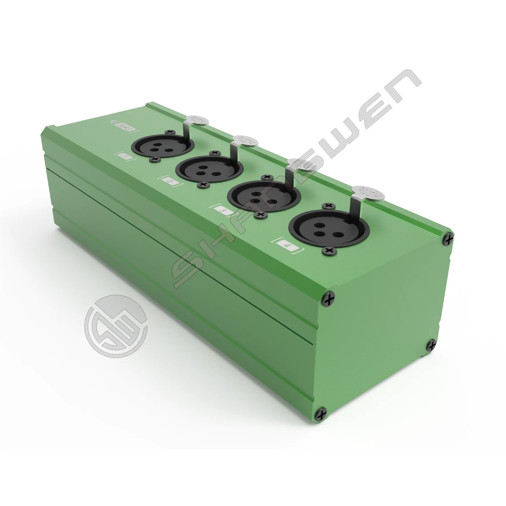 Audio DMX Network Cable Extender MAXIMON 4 Channel with RJ45 to 4 XLR Male Female Extender Box