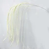 creamy white