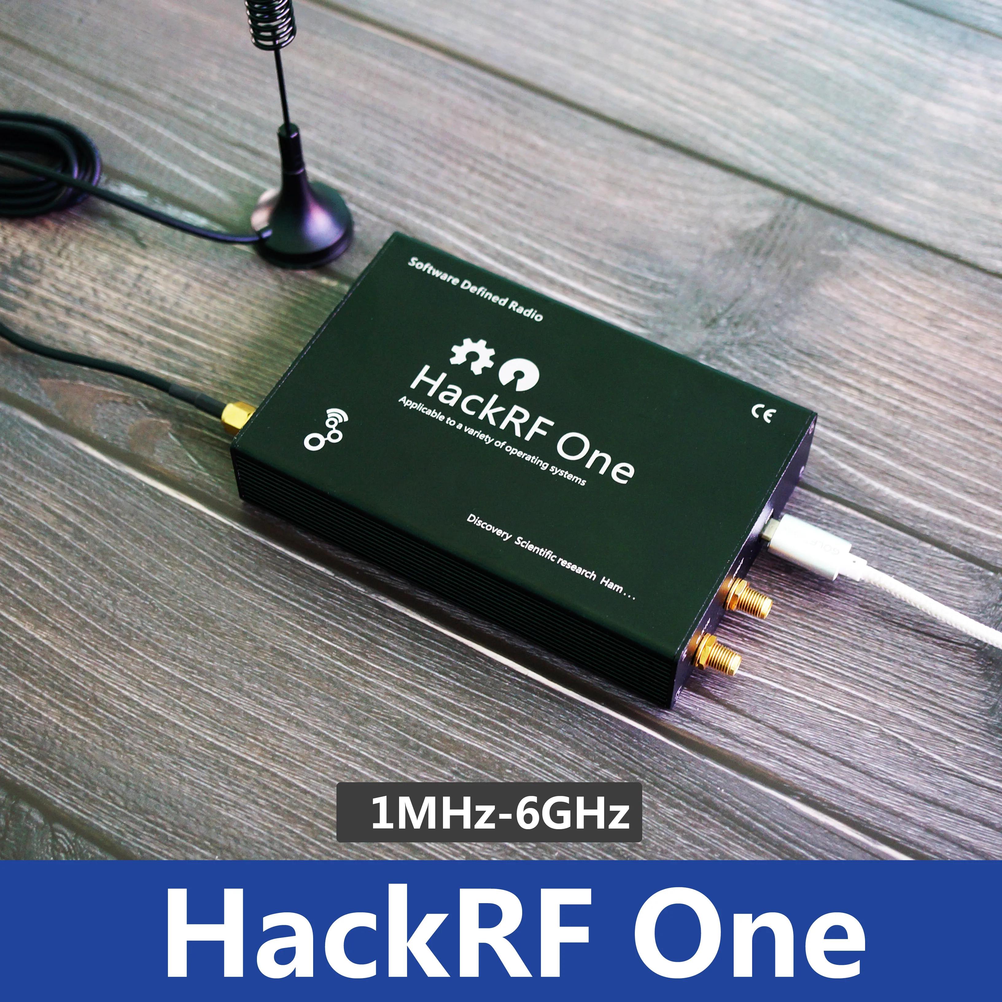 HackRF One Usb Platform Reception Signals RTL SDR Software Defined Radio 1MHz to 6GHz  Demo Board  Dongle Receiver