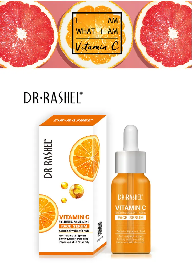 DR RASHEL Brightening Vitamin C Serum For Face Firming Makeup Primer Serum