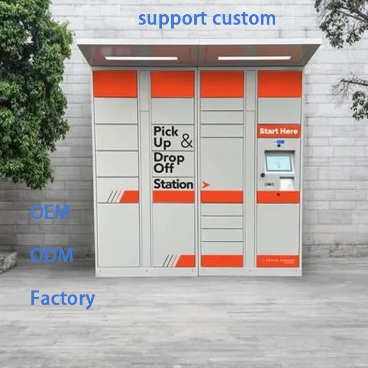 Secure Electronic Supermarket Parcel Lockers Self Service Locker Cold Rolled Steel Plate CE Certified for Package Lockers