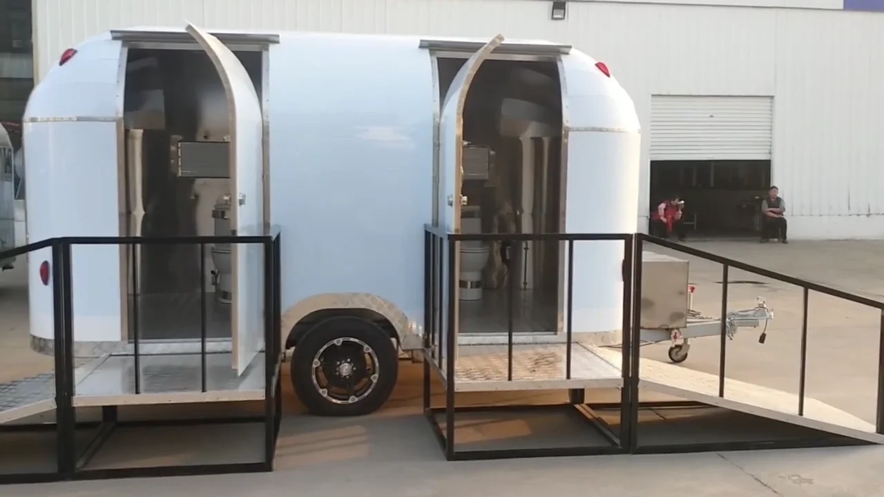 Wecare Outdoor Luxury Caravan Camper Toilet Mobile Restroom Trailer