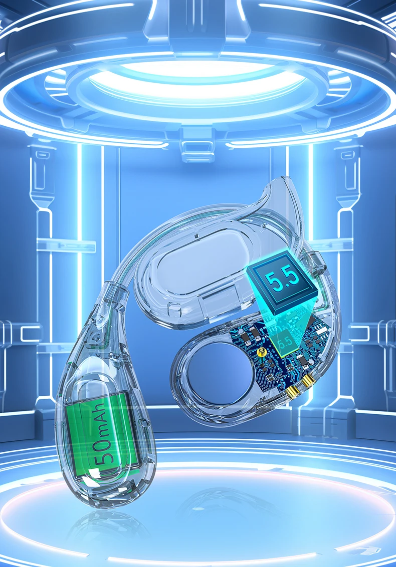 Hot Style Ear Hook Headphones DX-18 HD Call DX18 Wireless Earbuds Long Battery Life for Cyclists