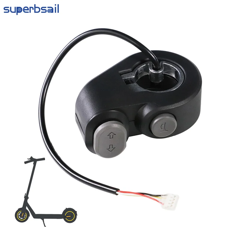 Superbsail Original Handlebar Switch Horn Turn Signal On/Off Button Light Switch for Ninebot Max G2 Scooter Parts Accessories factory