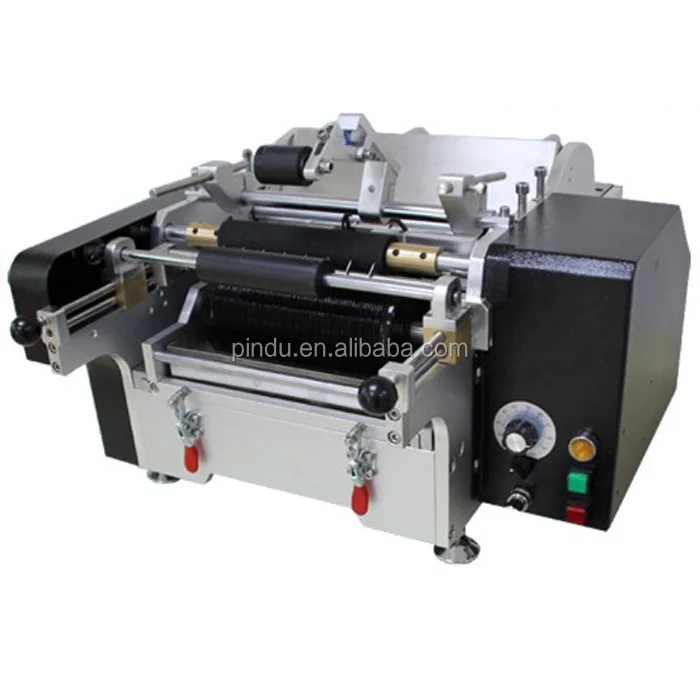 Semi Automatic Round Bottle Jars Wet Glue Labeling Machine Labeler Machine for Beverage Pet Bottles