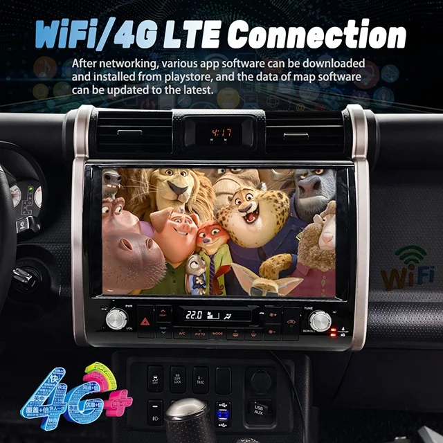 トヨタ FJクルーザー 2006-2019用 13.3インチ Android オーディオ GPS