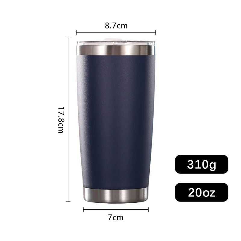 Custom Logo 20oz 20 Oz Double Wall Stainless Steel Vacuum Insulated ...