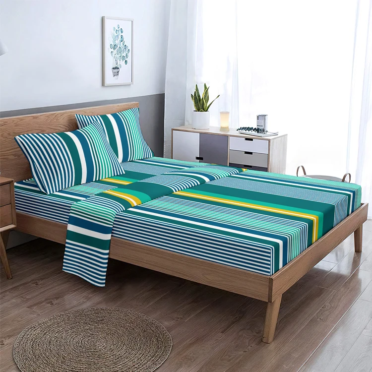 Queen Size Bed Sheets Set Luxury Hotel Sheet Set Skinfriendly Set Of