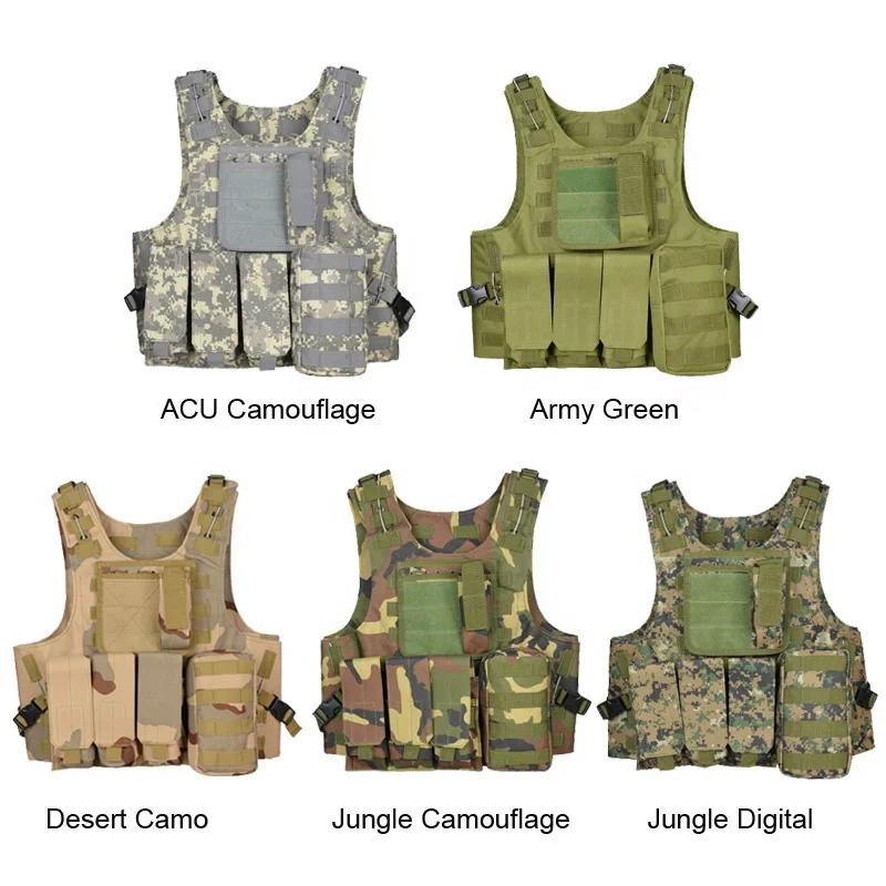 Custom Ak Life Multicam Security Guard Vest Waterproof Oxford Molle System Tactical Personal Defense Equipment Digital