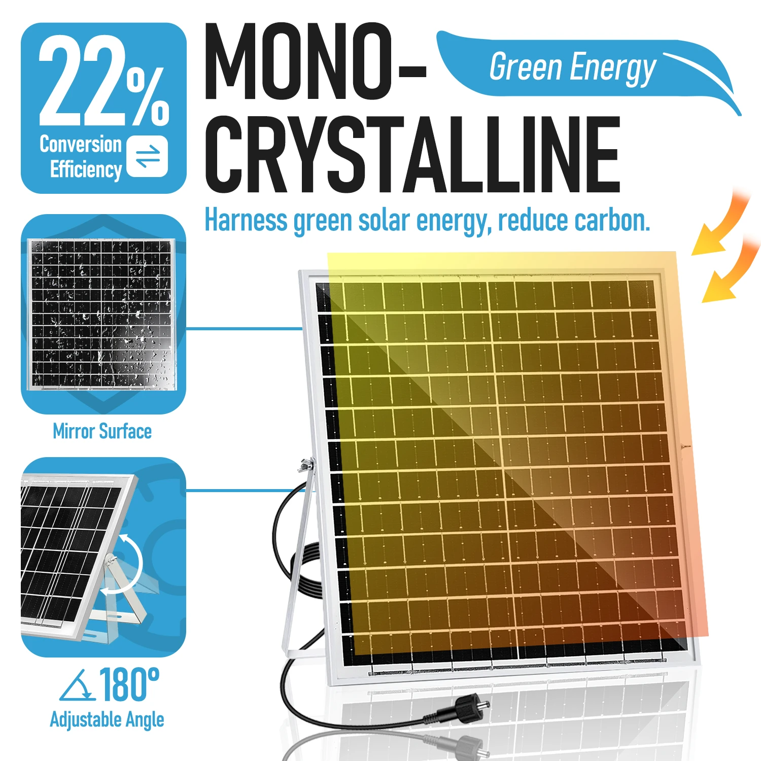 Duct Fan, Waterproof, Axial, Solar, Ceiling - detail 10